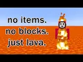 Can You Beat Minecraft if the Whole World is Lava