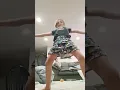 doing a backbend with one hand