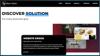 Multiple Pages Website using HTML CSS JavaScript Bootstrap 5 Responsive Multipage Website Design
