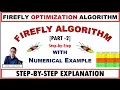 Learn Firefly Algorithm STEP-BY-STEP with Numerical Example PART - 2 xRay Pixy