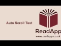 ReadApp AutoScroll Text