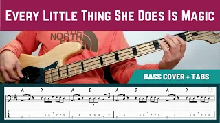 The Police Every Little Thing She Does Is Magic Bass Cover TAB  The Police Every Little Thing She Does Is Magic Bass Cover TAB