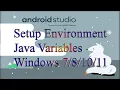 How to Setup Environment Variables for Java in Windows set JAVA - HOME environment Windows