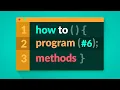 How to Program in C - Methods E06