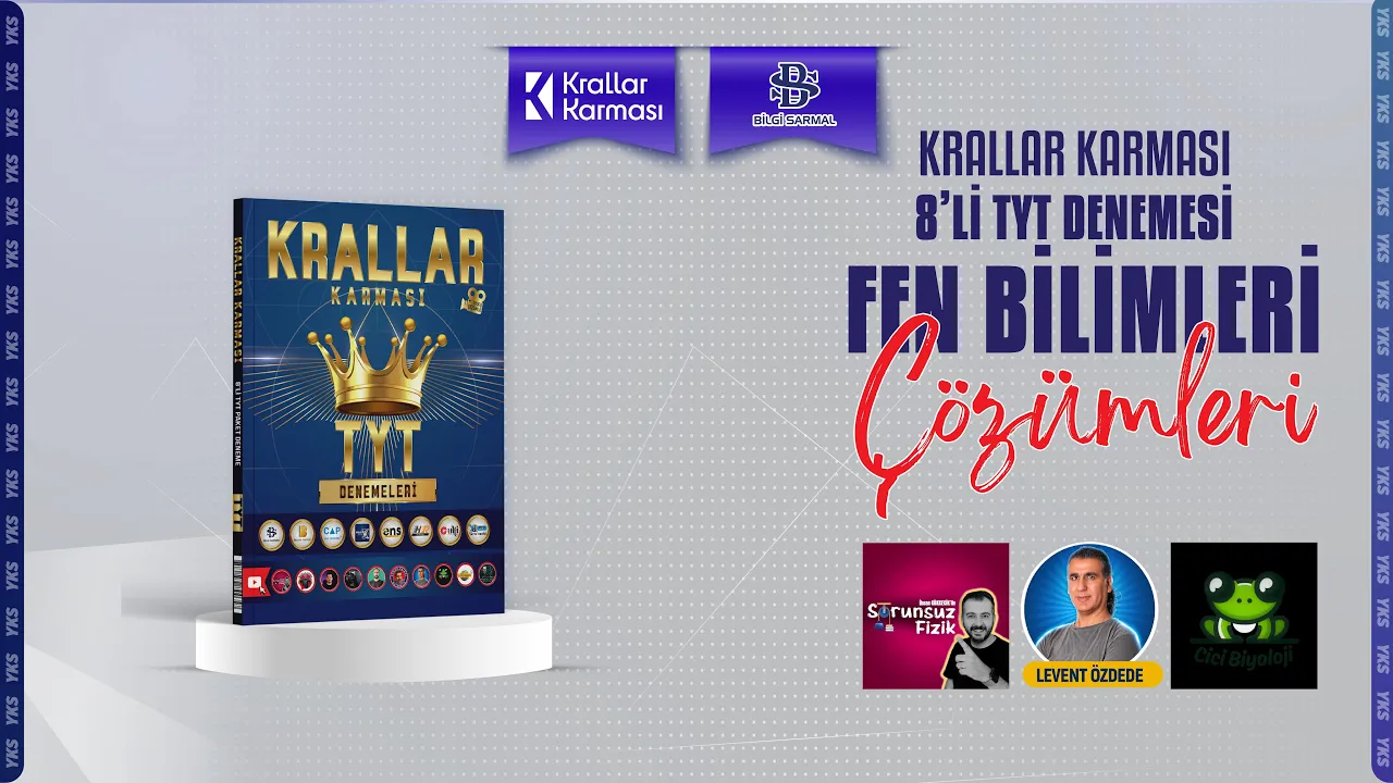 8'li TYT DENEMELERİ BİLGİ SARMAL YAYINLARI FEN BİLİMLERİ TESTİ