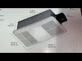 DIY UTILITEC Bathroom Vent Fan Heater Install and Removal of Old Ceiling Fan UTILITEC Fan