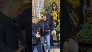 لقطات متنوعة لنجوم الفن والمجتمع في عزاء والد الفنان محمد رمضان 