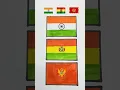 Lagu 🇮🇳🇧🇴🇲🇪Happy Independence Day Drawing Republic Day #shorts #art #trending #ytshorts