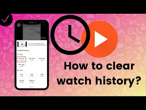 Download MP3 How to clear watch history on MP3 Downloader-YouTube Player?