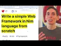 Building a Web Framework in Nim Programming Language