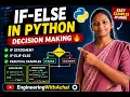 If-Else in Python Decision Making in Python Beginner Tutorial Hindi