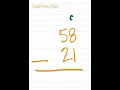 Subtraction without Regrouping