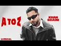 A To Z al Khan Bhaini Latest Punjabi Songs 2025 New Punjabi Song 2025 Speed Records