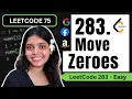 LeetCode 75 283 Move Zeroes Two Pointer Approach DSA