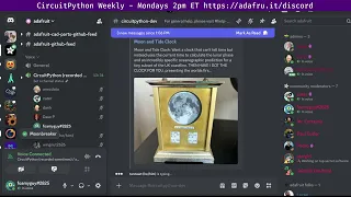 CircuitPython Weekly Meeting for December 15 2025 circuitpython