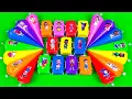 Download Lagu Rainbow SLIME🌈 Finding Pinkfong, Cocomelon with Piping Bags \u0026 Suitcase Colorful! Satisfying ASMR
