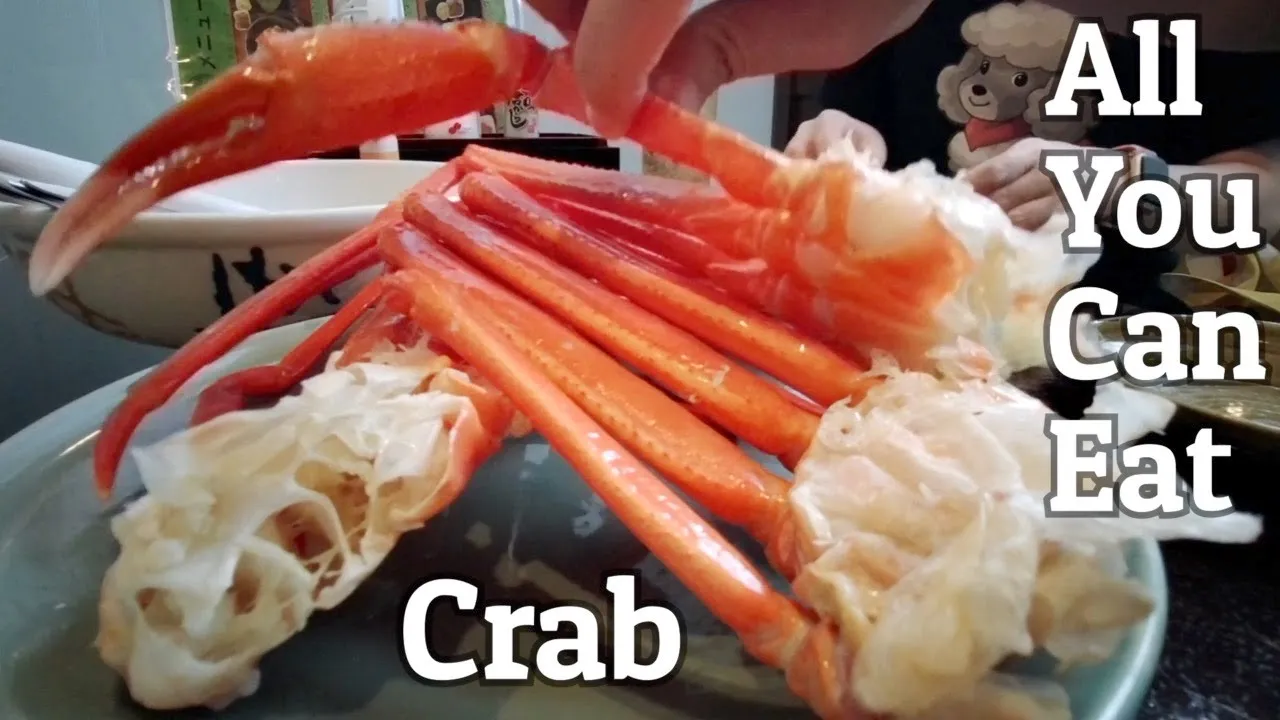 All You Can Eat CRABS for Only $26.6 in TOKYO! Crab Gratin Croquette & Fatty Tuna Head!