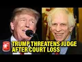 BREAKING Trump THREATENS Judge Arthur Engoron AGAIN After DEVASTATING INJUNCTION is GRANTED