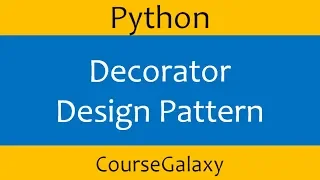 Decorator Design Pattern In Python