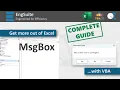 Complete Guide to MsgBox - Excel VBA