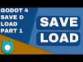 Godot 4 Save Load Tutorial PART 1