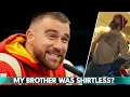 Travis Kelce s Shocking Reaction to Jason Kelce s Shirtless Celebration