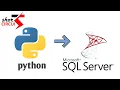 Insert data into SQL table cells Using Python Pyodbc Tamil