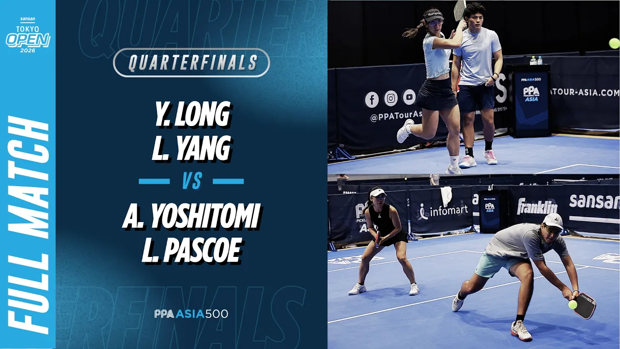Long/Yang vs Yoshitomi/Pascoe - Mixed Doubles Quarterfinal | Sansan Tokyo Open 2026