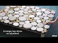 DIY Fireplace Log Cover Tutorial