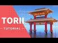 Minecraft How to Build a Japanese style Torii Gate Tutorial