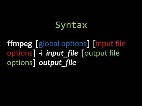 Download MP3 FFmpeg Introduction and converting MKV format to MP4 - Tutorial 2