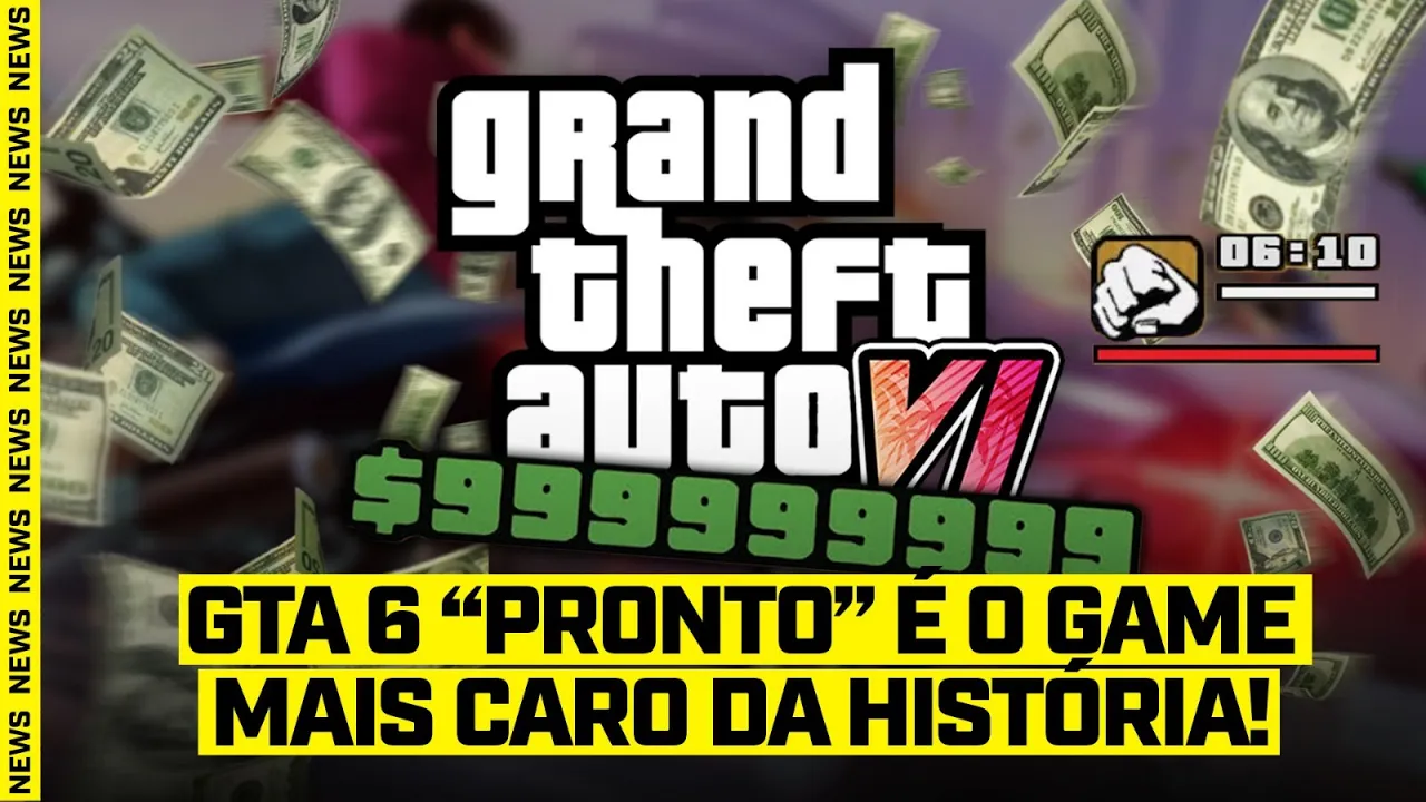 ???? GTA 6 tem MAIS VÍDEOS VAZADOS e pode ser O JOGO MAIS CARO da HISTÓRIA! - FGN #67