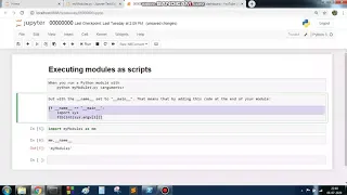 Python 036 Executing modules as scripts