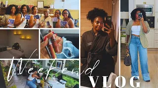 Weekend Vlog learning Mahjong date night with bae brunch shopping with the girls family trip