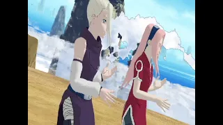 MMD Magnet Ino Short Hair Sakura Long Hair Camera Ver 