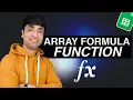 ARRAYFORMULA Function Google Sheets