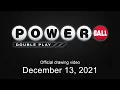 Powerball Double Play drawing for December 13 2021