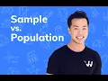 Sample vs Population Statistics Simplified Wizeprep