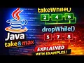 Java takeWhile and dropWhile Explained Java 8 Streams with Examples Short-Circuit Operations