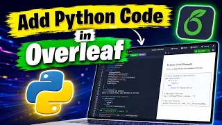 How to Add Python Code in Overleaf LaTeX Beginner Step-by-Step Tutorial