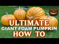 Make Large Halloween Jack O Lanterns DIY Giant Foam Pumpkins