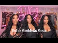 DIY Boho Goddess Locs w Human Hair Curls Beginner Friendly