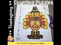 Thanksgiving Counting Puzzles