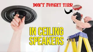 تركيب سماعة سقف ومضخم صوت ذاتي   تحديث الإضاءة الذكية دندنها