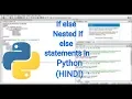 If else statement in Python HINDI