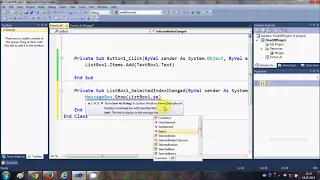 Visual Basic NET Tutorial 7 How to use a Listbox in VB NET