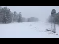 Heavy Snow Rolling Into Baudette MN