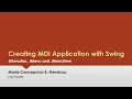 JMenuBar JMenu and JMenuItem OOP GUI in Java NetBeans Filipino Tagalog