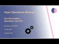 Security Insights OpenStack and SCS