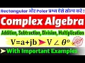 Rectangular to Polar Polar to Rectangular Conversion without Calculator Division Addition